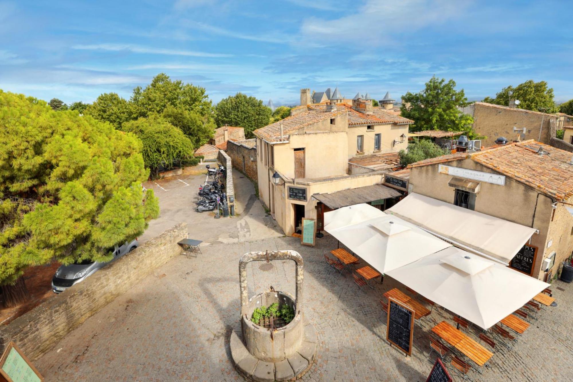 Apartmán La Demeure Du Chevalier D'Argent- Parking Gratuit Carcassonne Exteriér fotografie